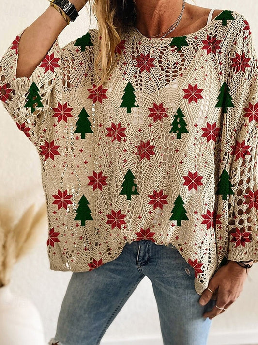 New In Women's Soft Crocheted Sweater (Buy 2 Free Shipping)